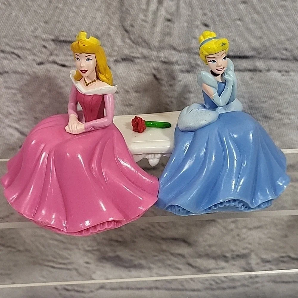Disney Princess Figures‎ Lot Belle Ariel Cinderella Sleeping Beauty Cake Toppers